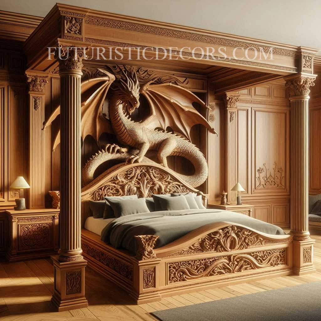 Dragon Wooden Beds