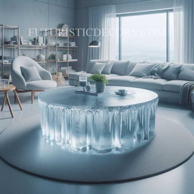 Table Made From Ice