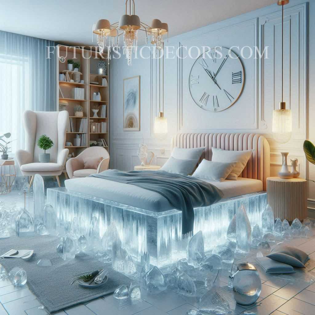 Bed Made From Ice