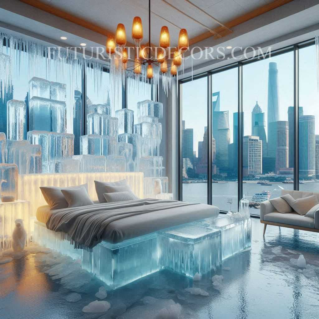 Bed Made From Ice