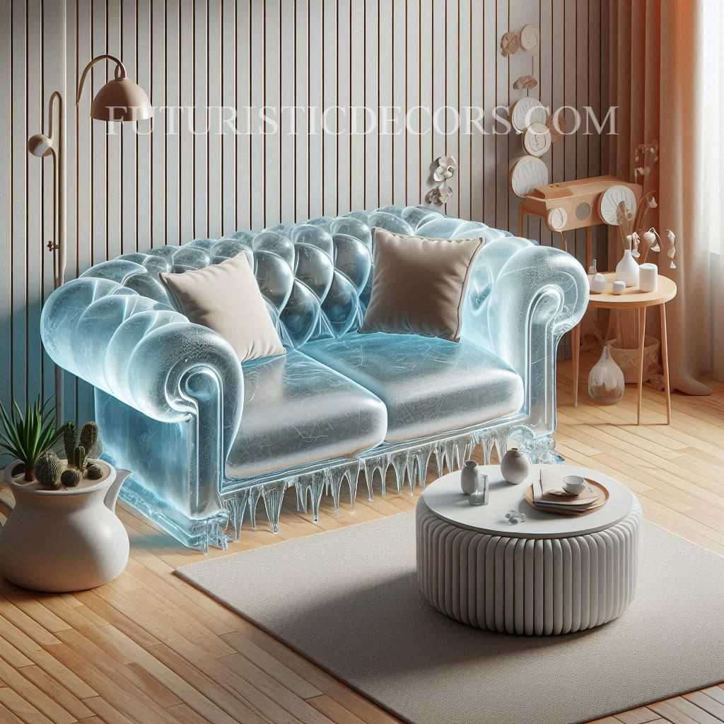 Sofa Made From Ice