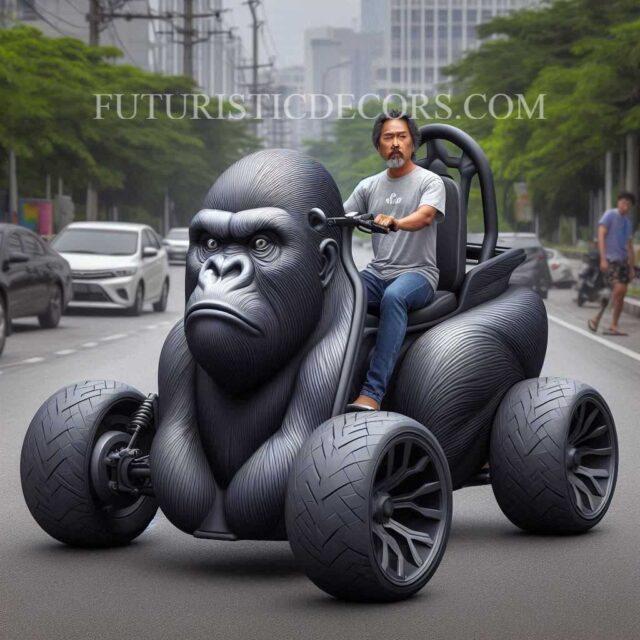 Gorilla Shaped Mobility Scooter