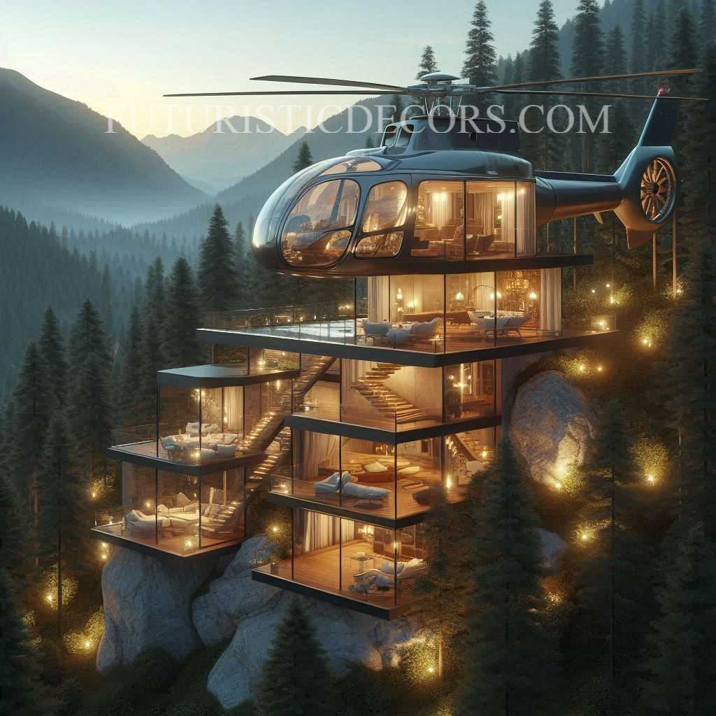 Helicopter Shaped Villas