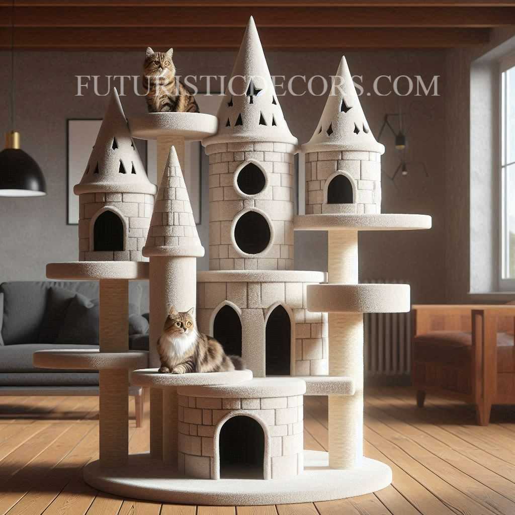 Hogwarts Castle Shaped Cat Towers Unique And Beautiful Cat Trees