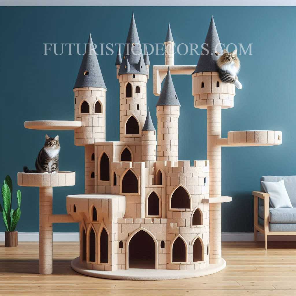 Hogwarts Castle Cat Trees