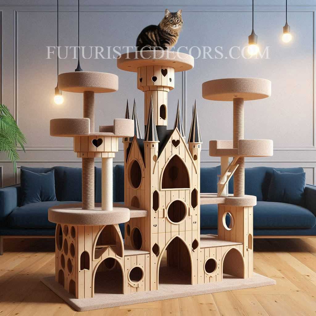 Hogwarts Castle Shaped Cat Towers Unique And Beautiful Cat Trees