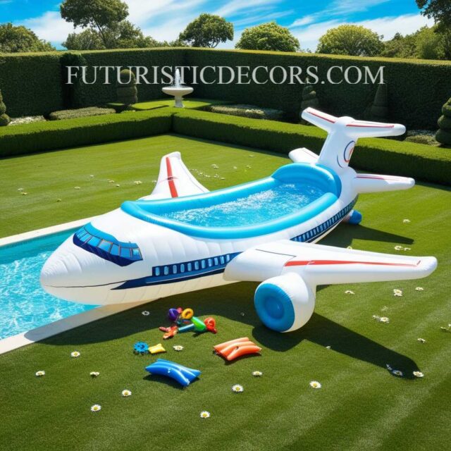 Inflatable Airplane Pools