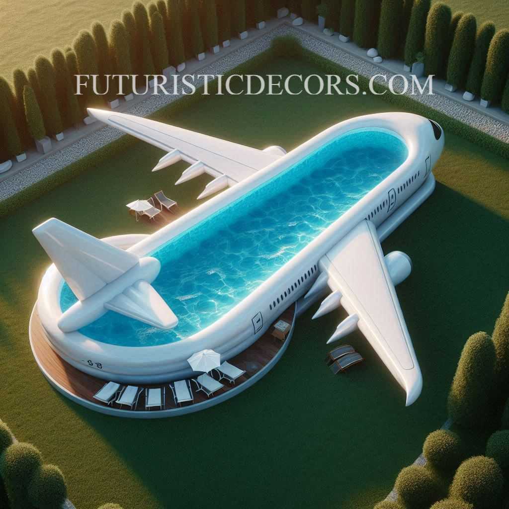 Inflatable Airplane Pools