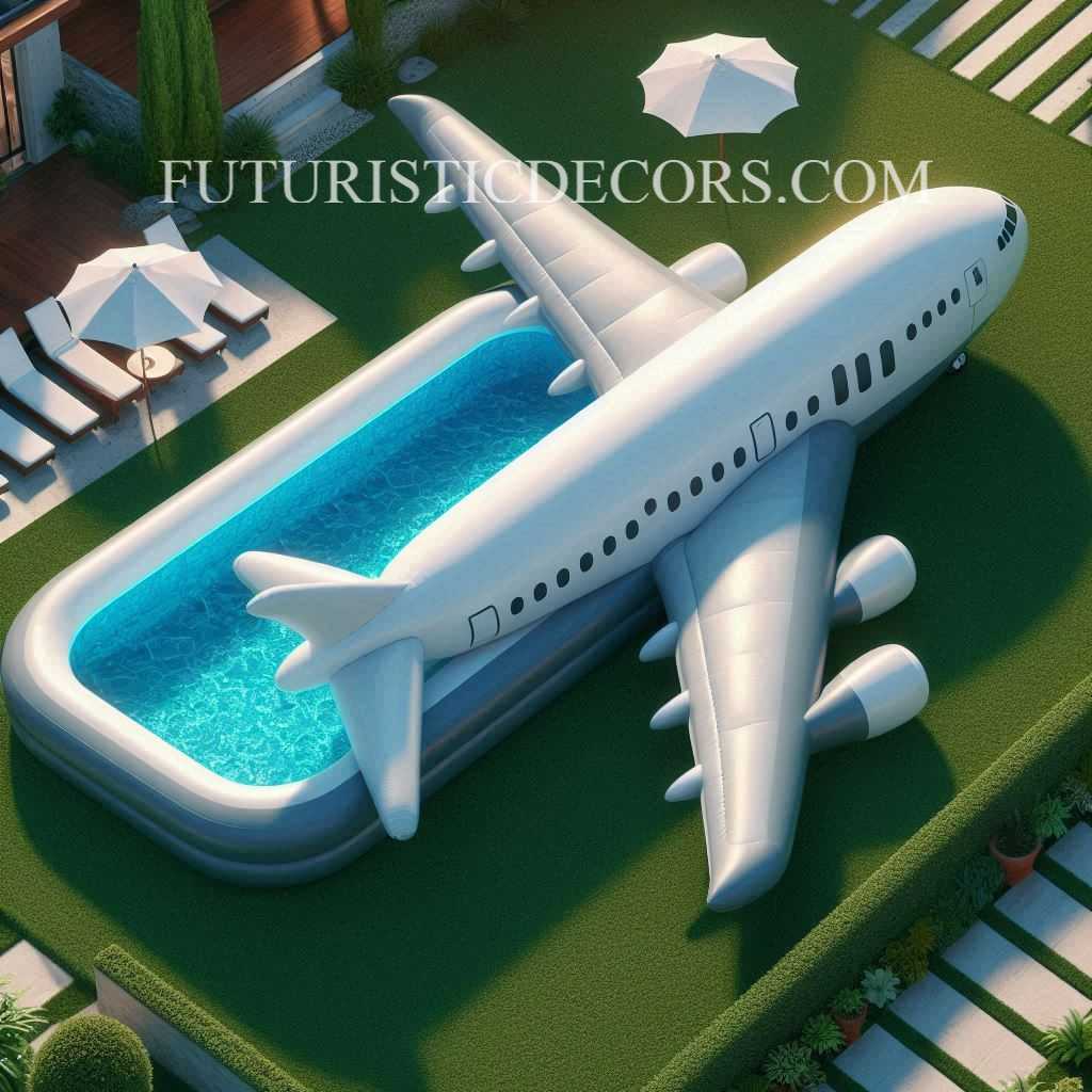 Inflatable Airplane Pools