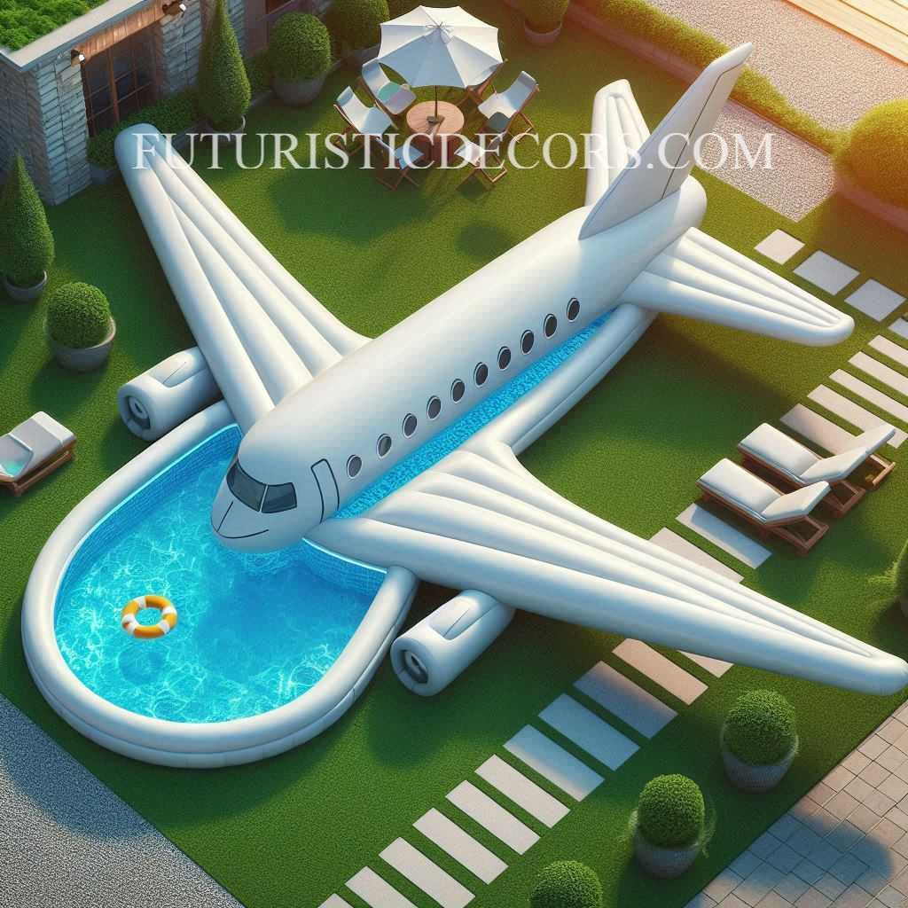 Inflatable Airplane Pools