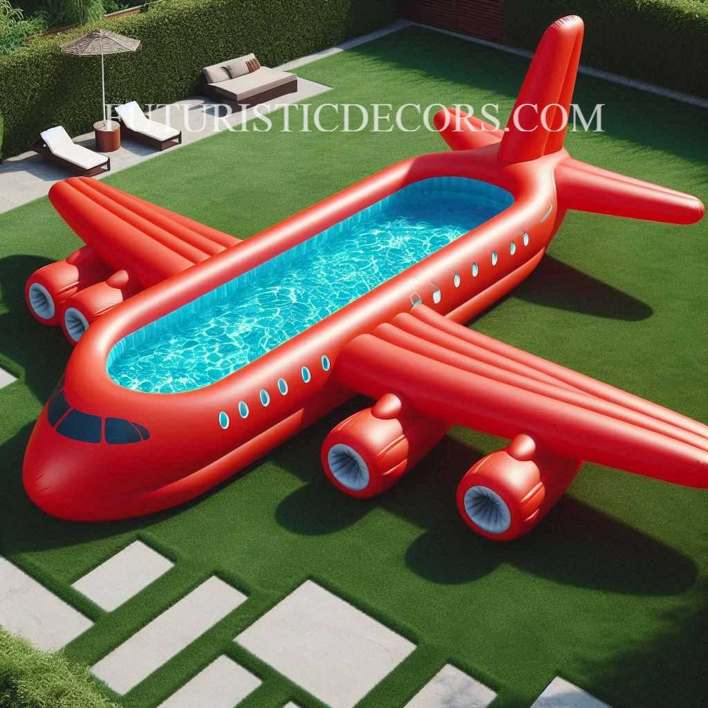 Inflatable Airplane Pools