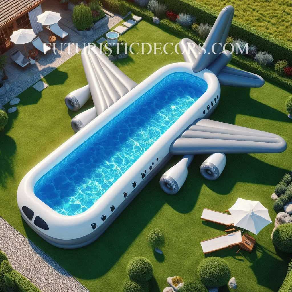 Inflatable Airplane Pools