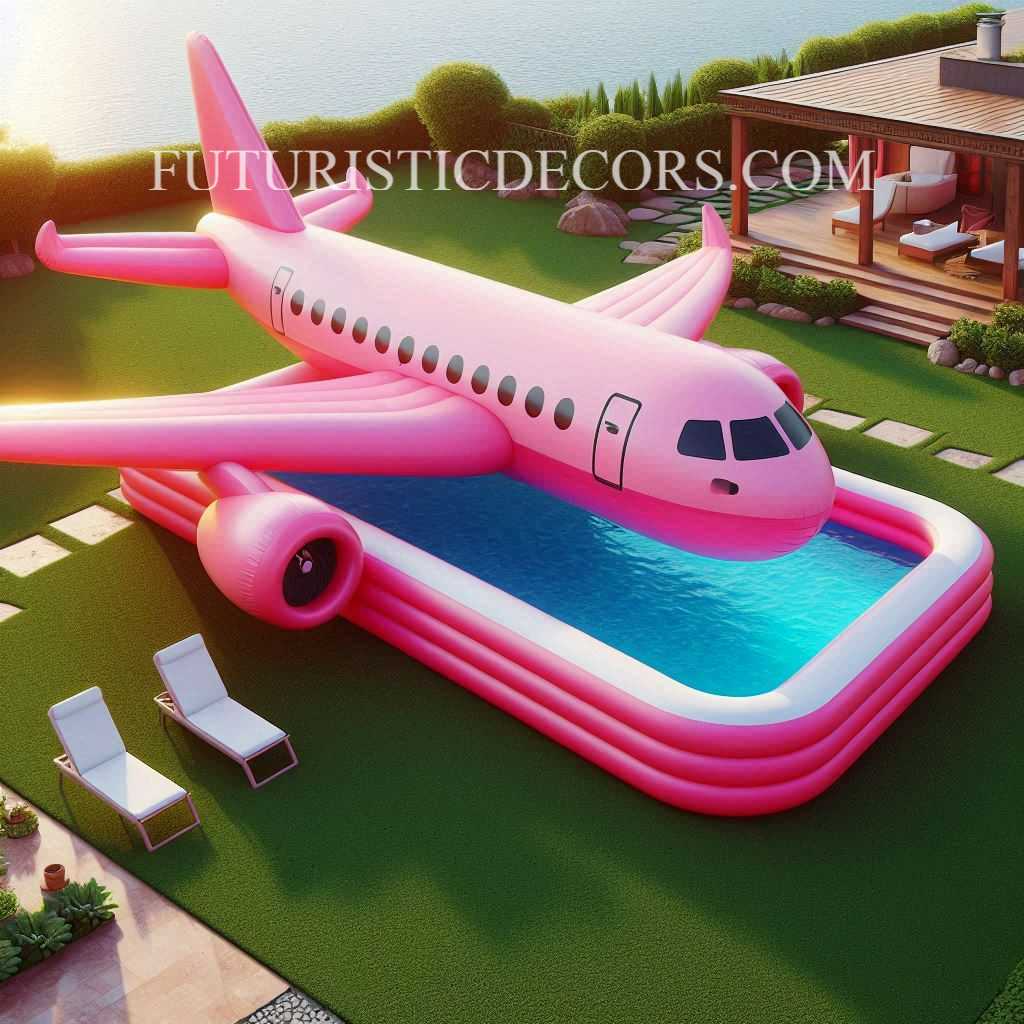 Inflatable Airplane Pools