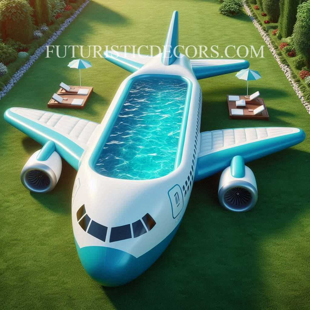 Inflatable Airplane Pools