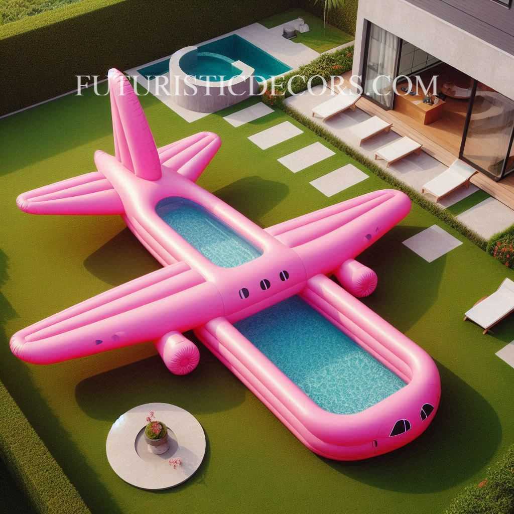 Inflatable Airplane Pools