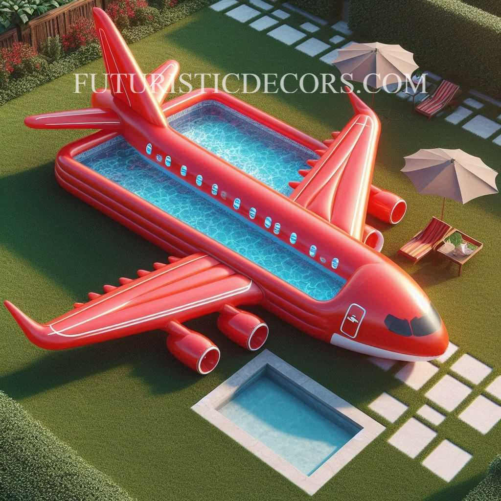 Inflatable Airplane Pools