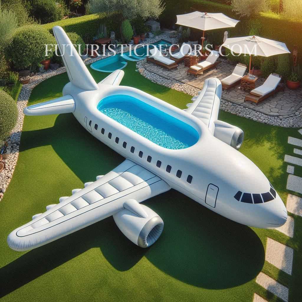 Inflatable Airplane Pools