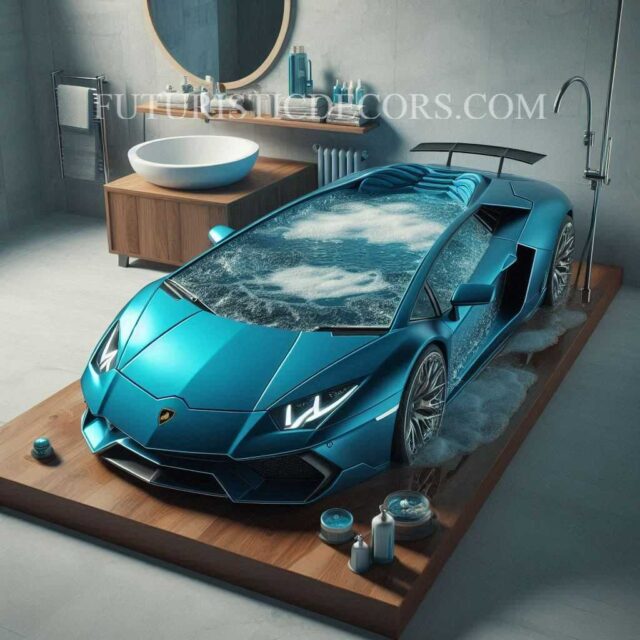 Lamborghini Shaped Bathtub