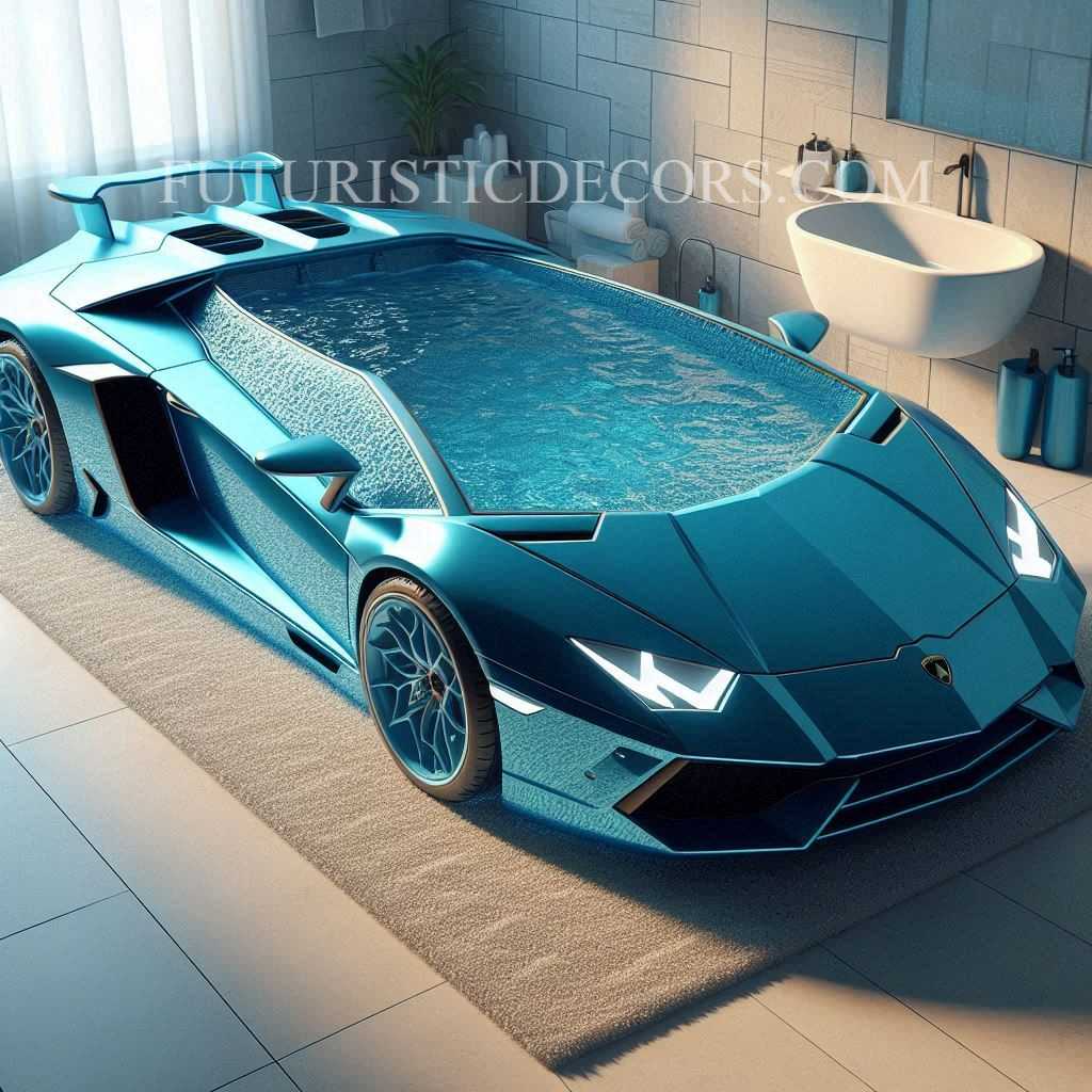 Lamborghini Shaped Bathtub