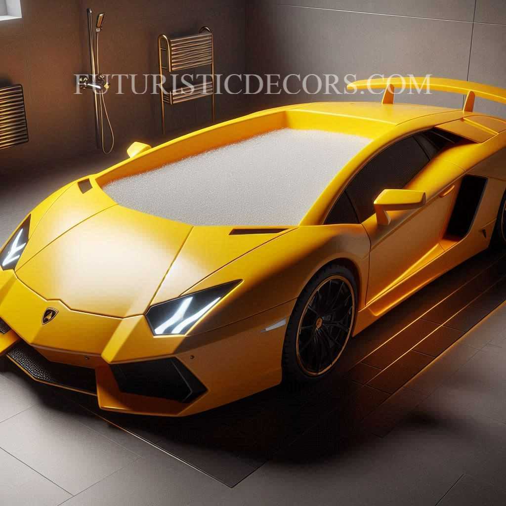 Lamborghini Shaped Bathtub