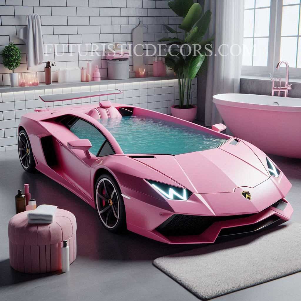 Lamborghini Shaped Bathtub