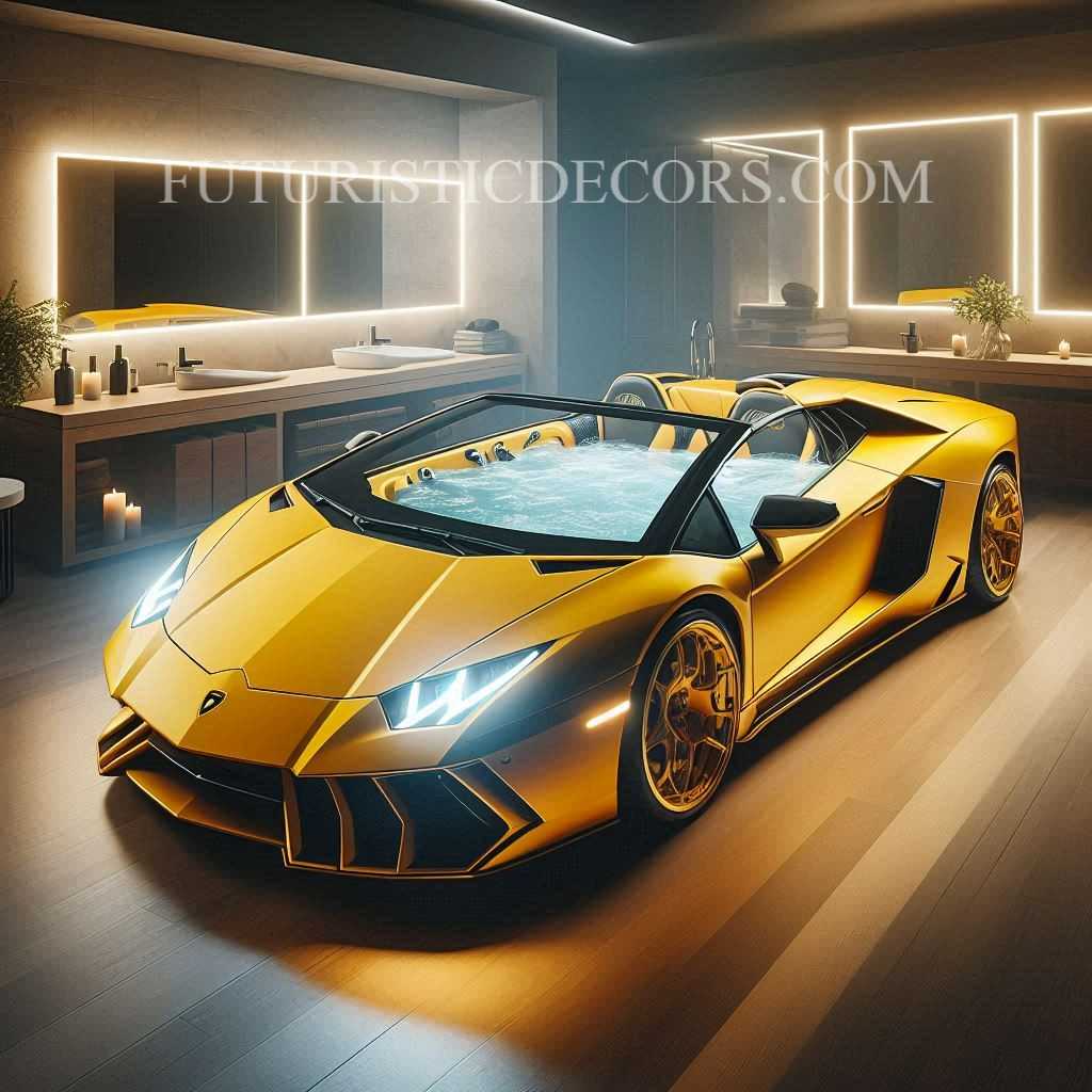 Lamborghini Shaped Bathtub