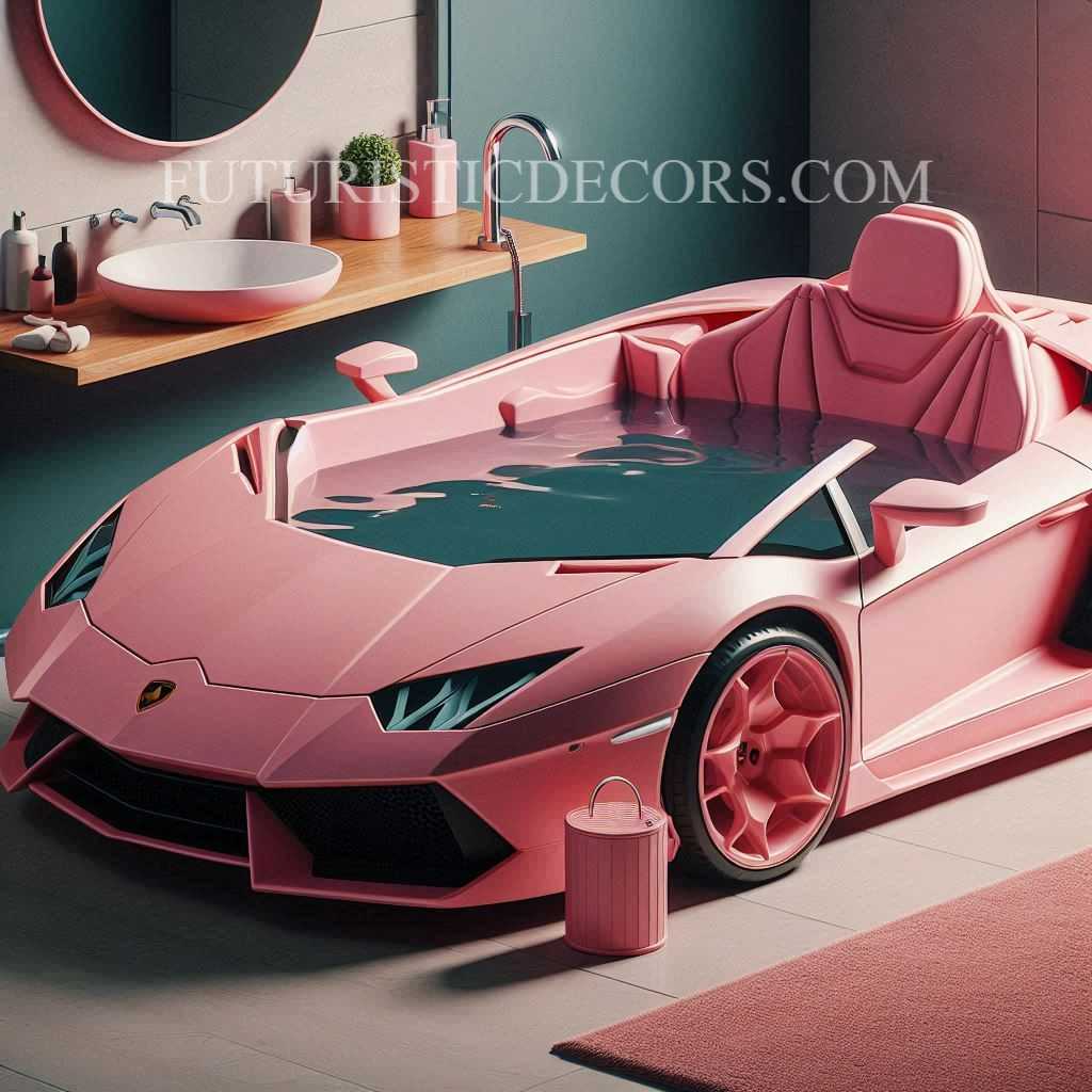 Lamborghini Shaped Bathtub