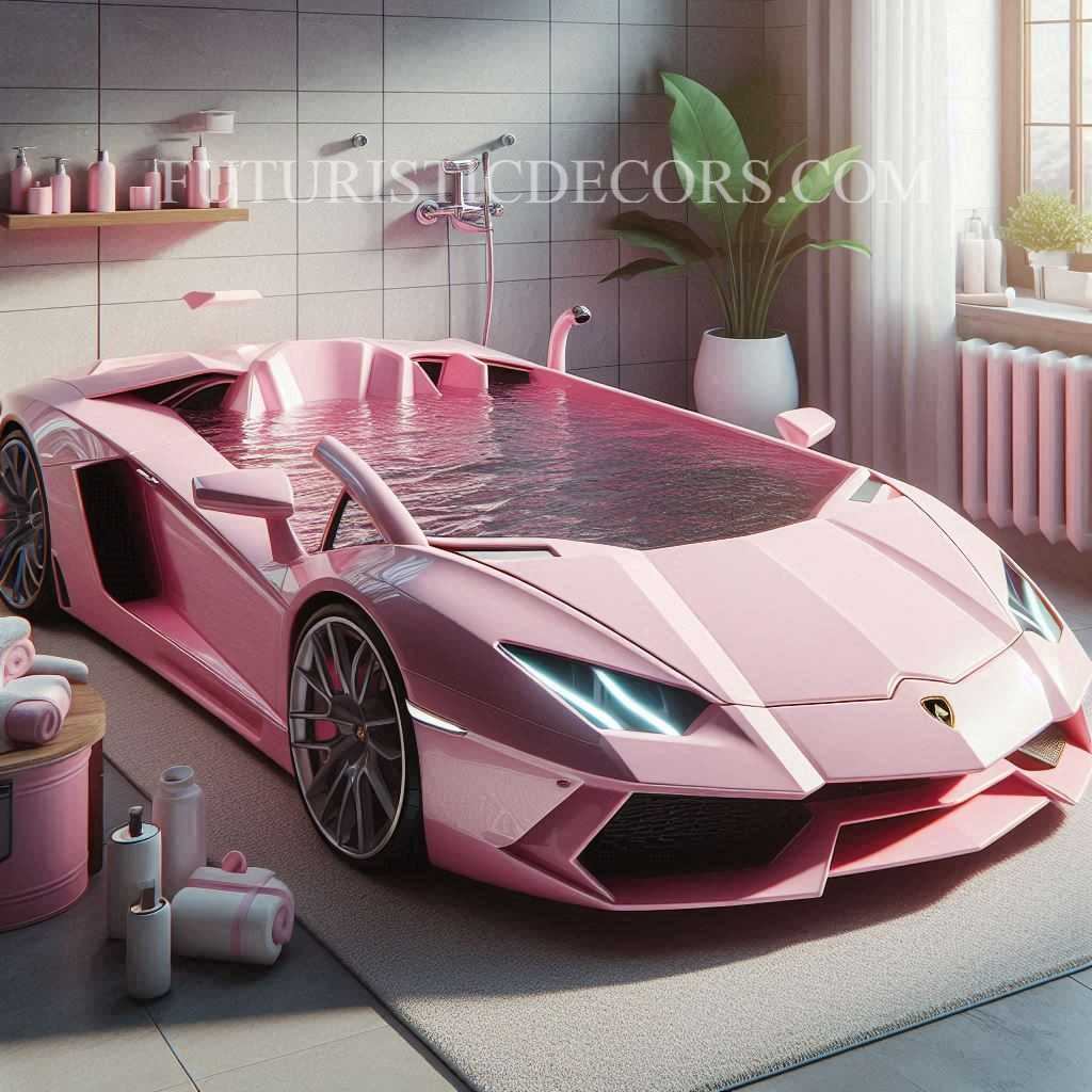 Lamborghini Shaped Bathtub