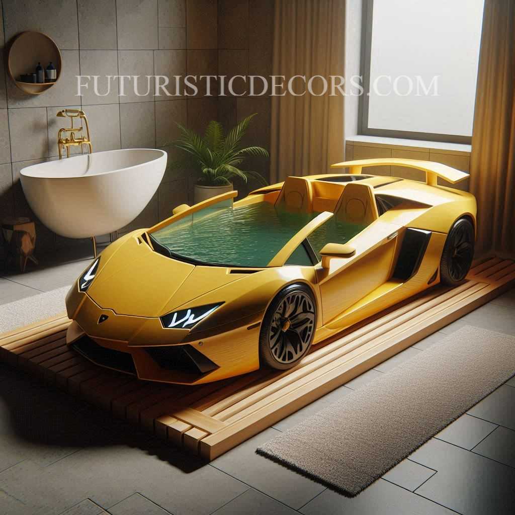 Lamborghini Shaped Bathtub