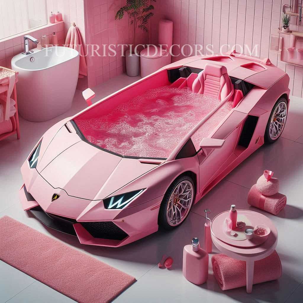 Lamborghini Shaped Bathtub