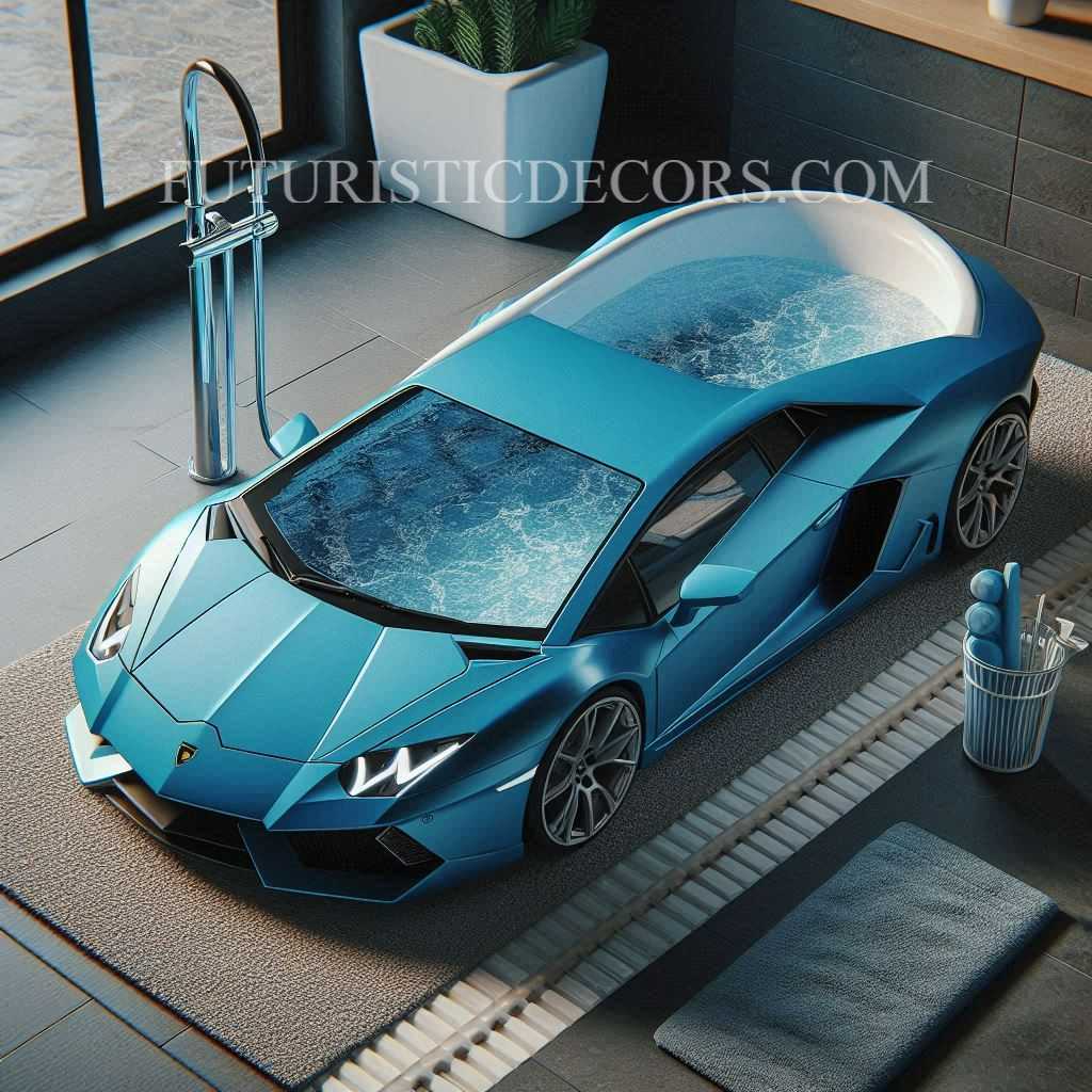 Lamborghini Shaped Bathtub