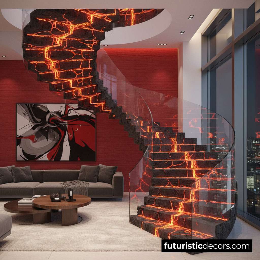 Lava Spiral Staircase