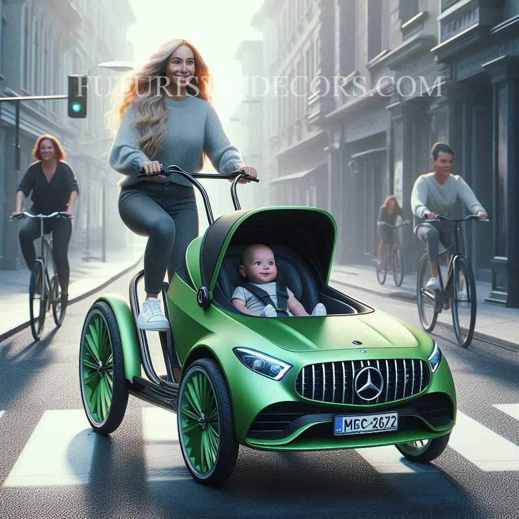 Mercedes Bicycle Baby Crib