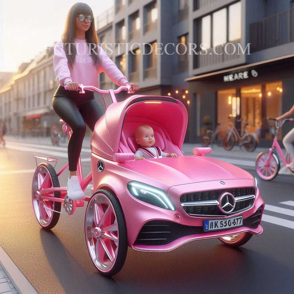 Mercedes Bicycle Baby Crib