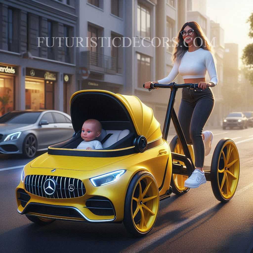 Mercedes Bicycle Baby Crib