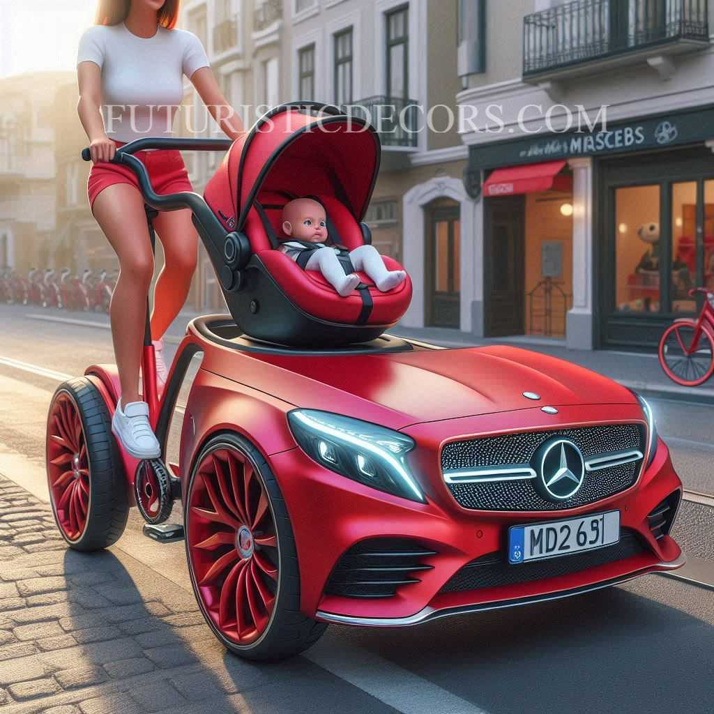 Mercedes Bicycle Baby Crib