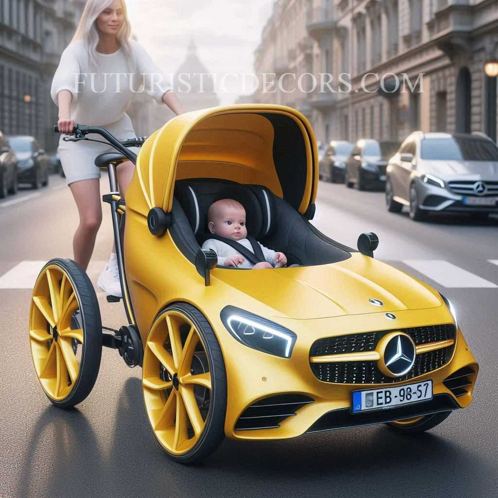 Mercedes Bicycle Baby Crib