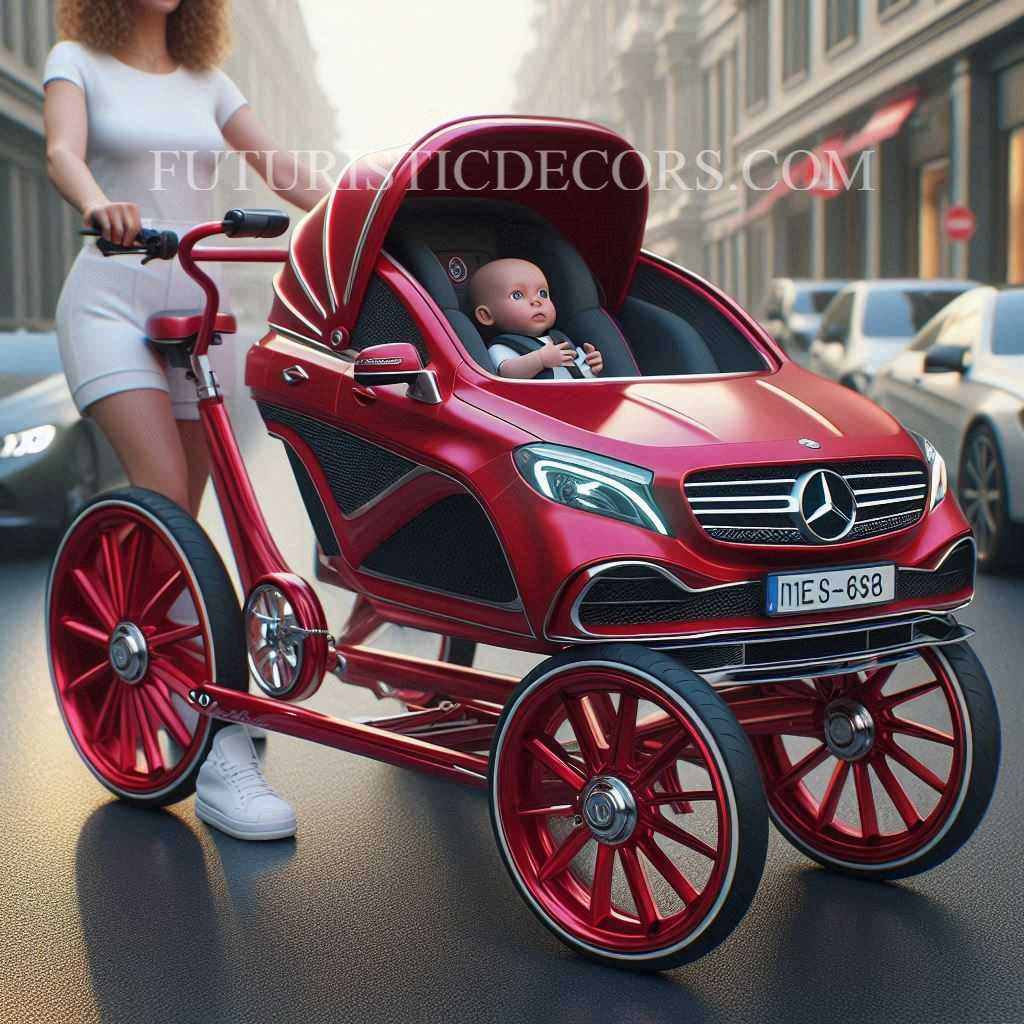 Mercedes Bicycle Baby Crib