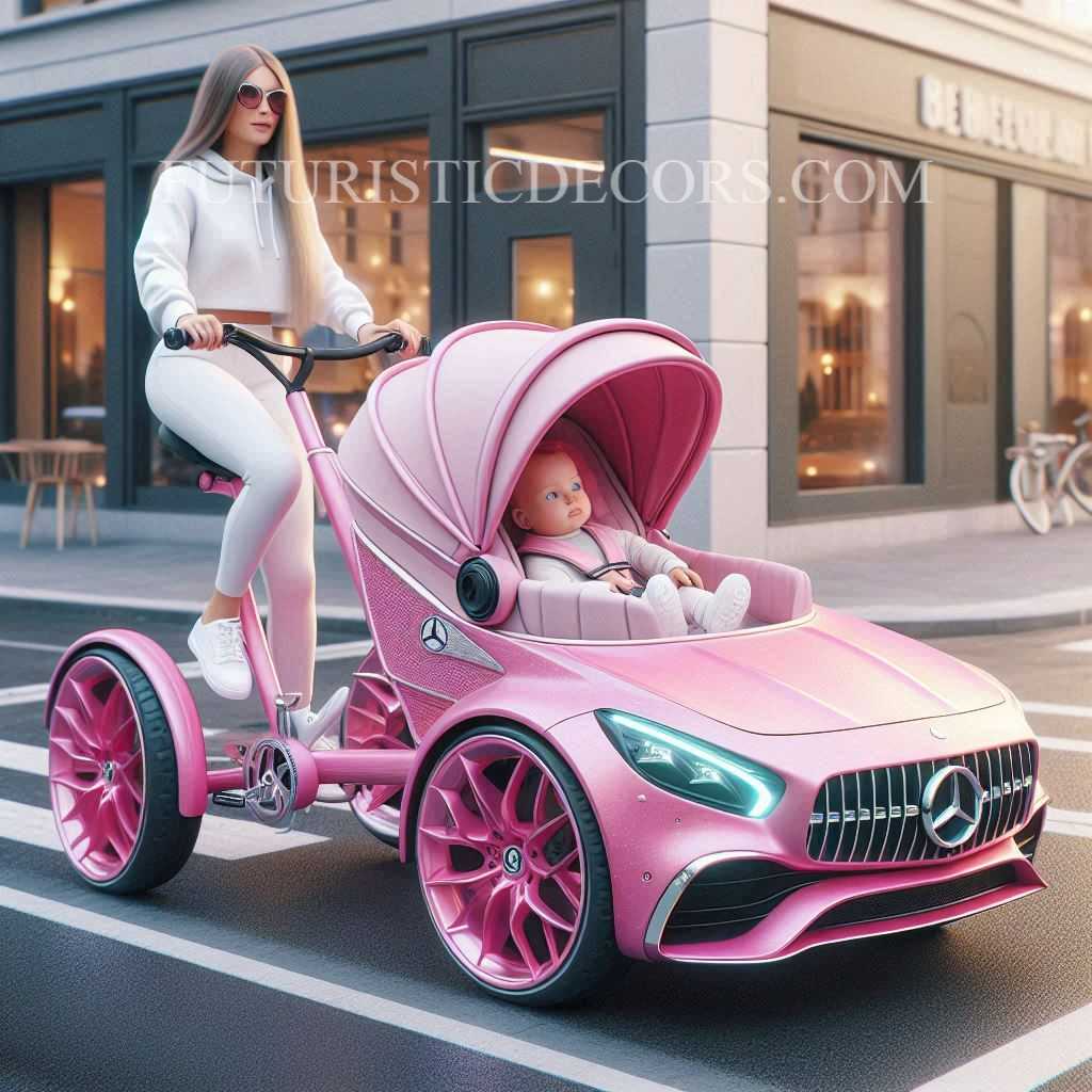 Mercedes Bicycle Baby Crib