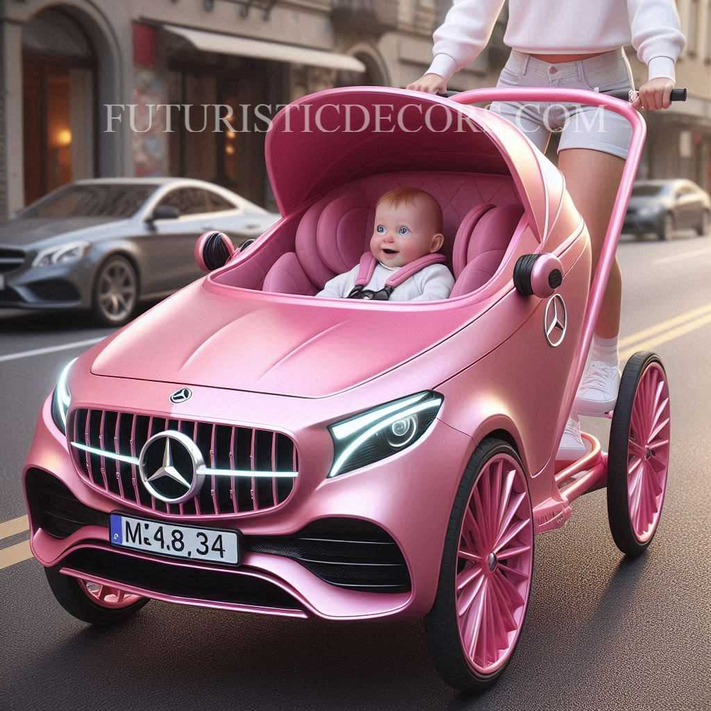 Mercedes Bicycle Baby Crib