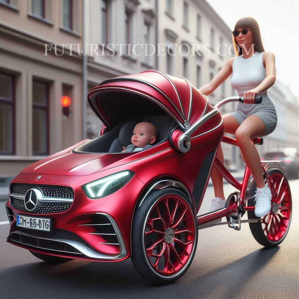 Mercedes Bicycle Baby Crib