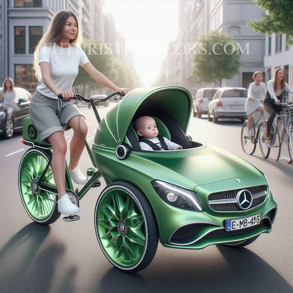 Mercedes Bicycle Baby Crib