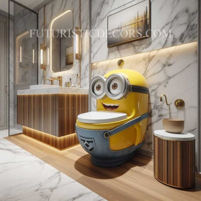 Minion Shaped Toilet