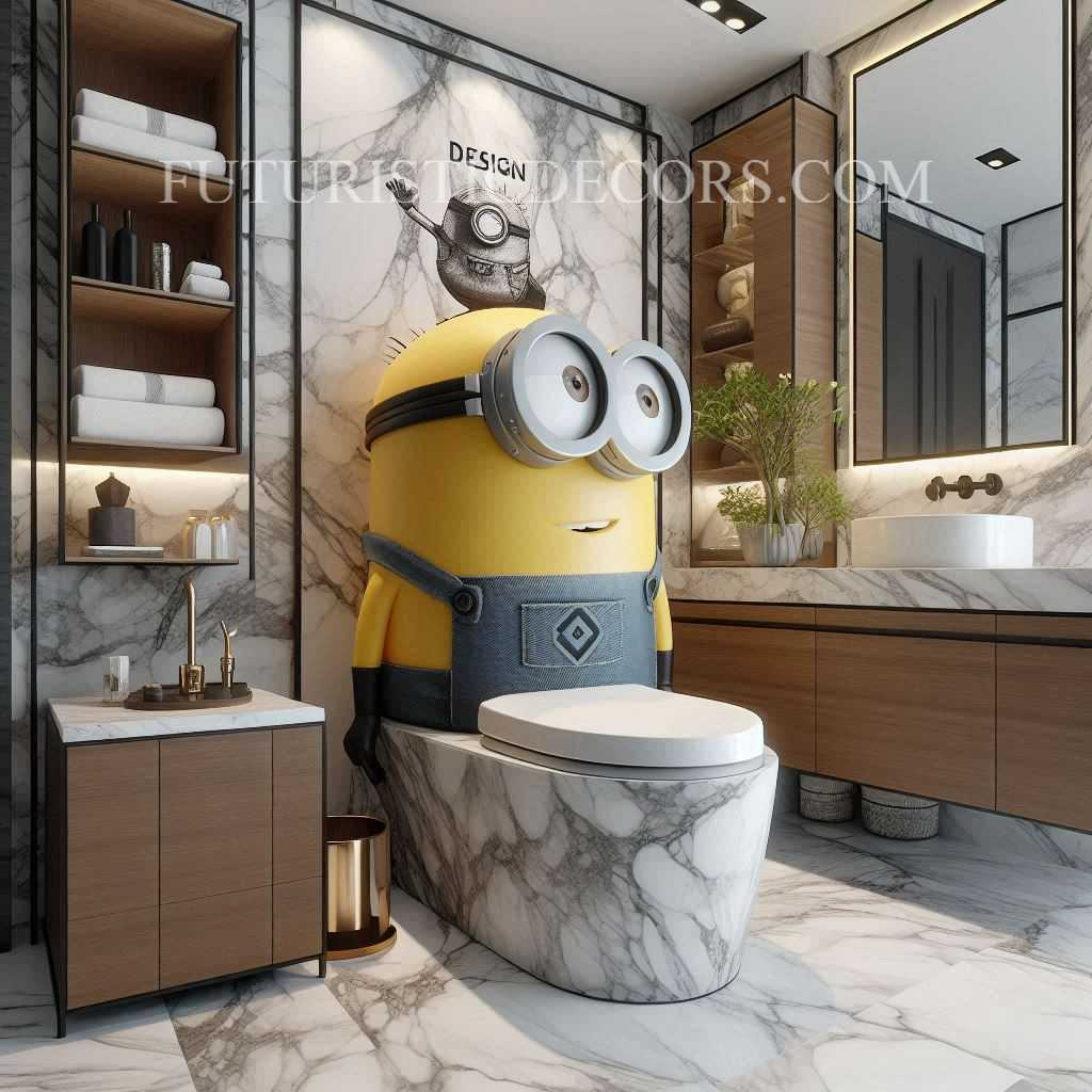 Minion Shaped Toilet