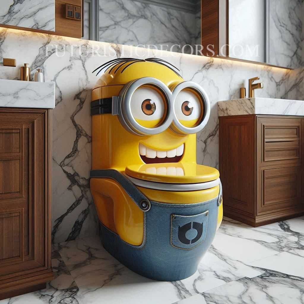 Minion Shaped Toilet