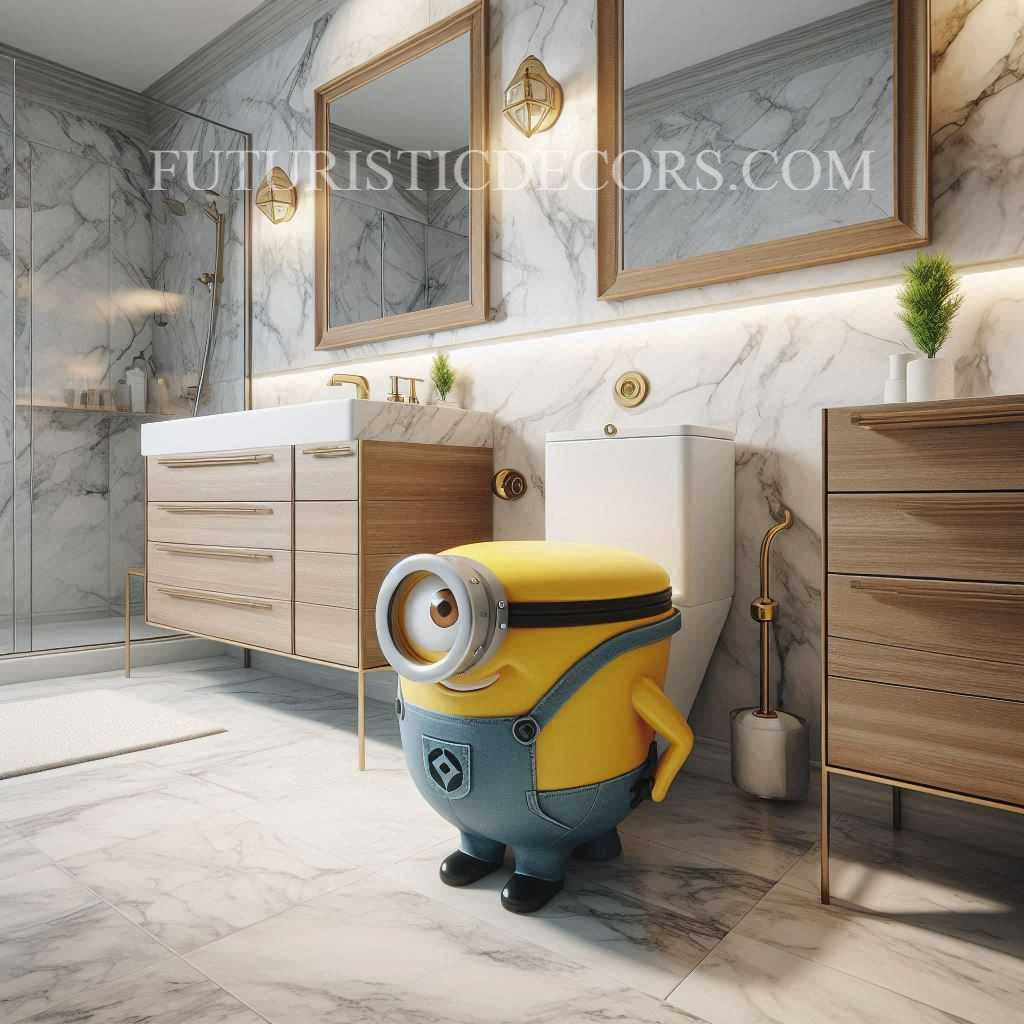 Minion Shaped Toilet