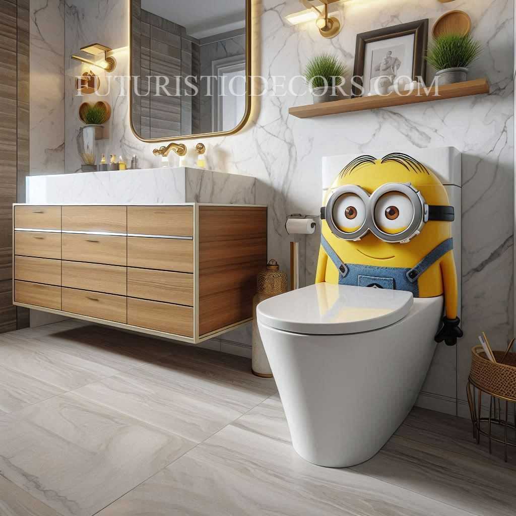 Minion Shaped Toilet