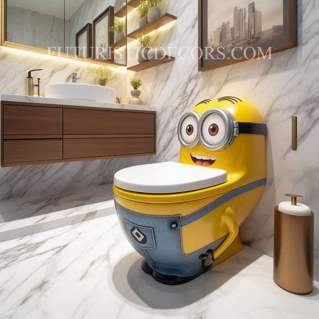 Minion Shaped Toilet