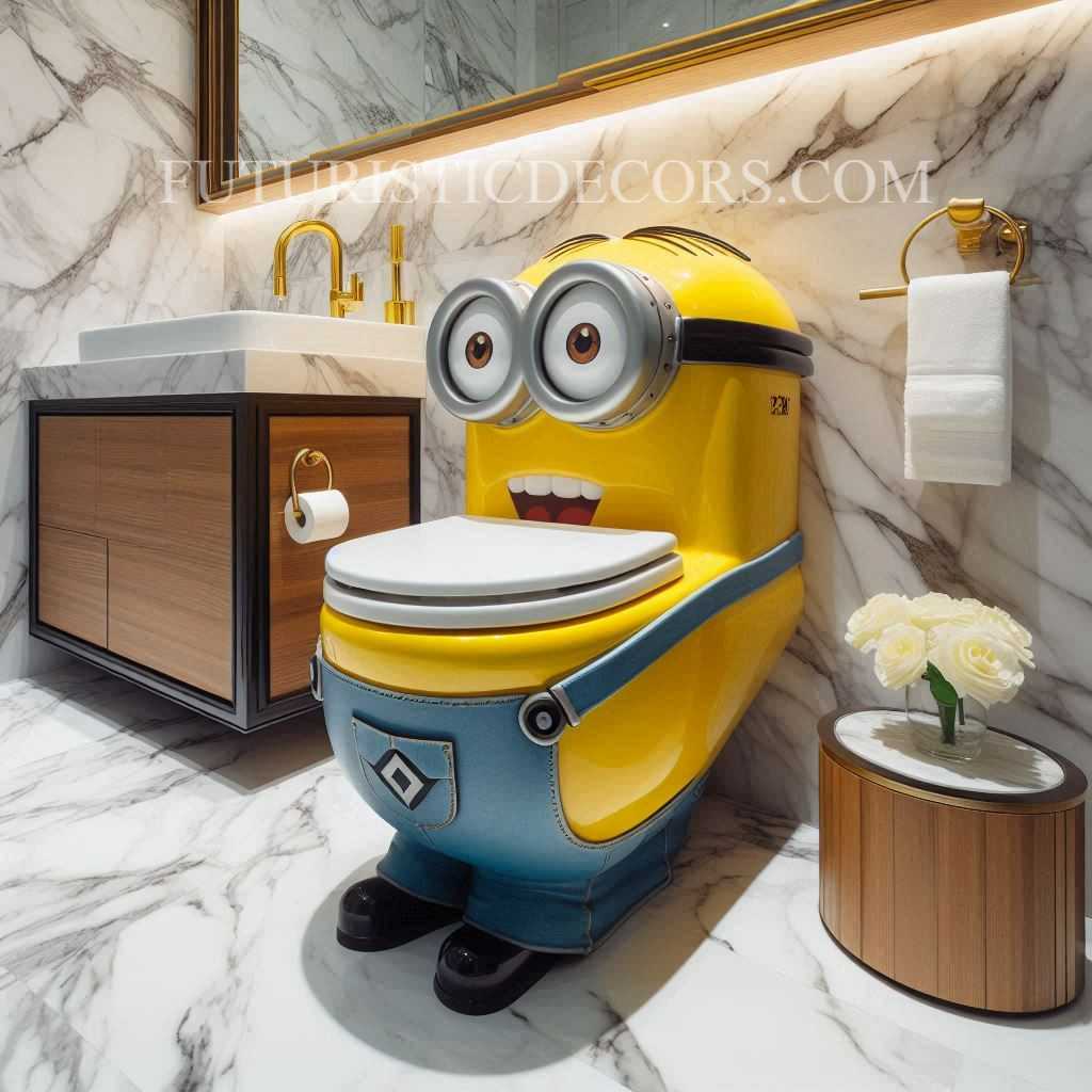 Minion Shaped Toilet