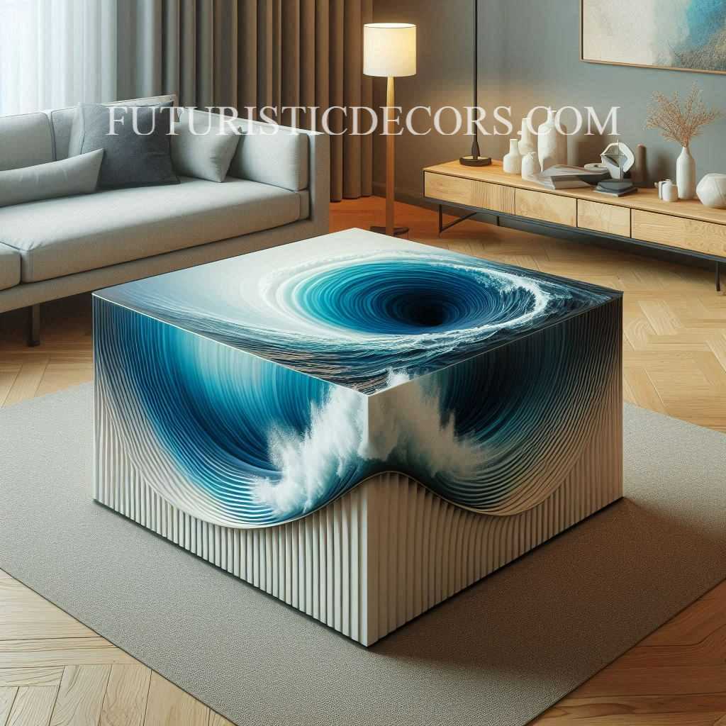 Ocean Waves Table